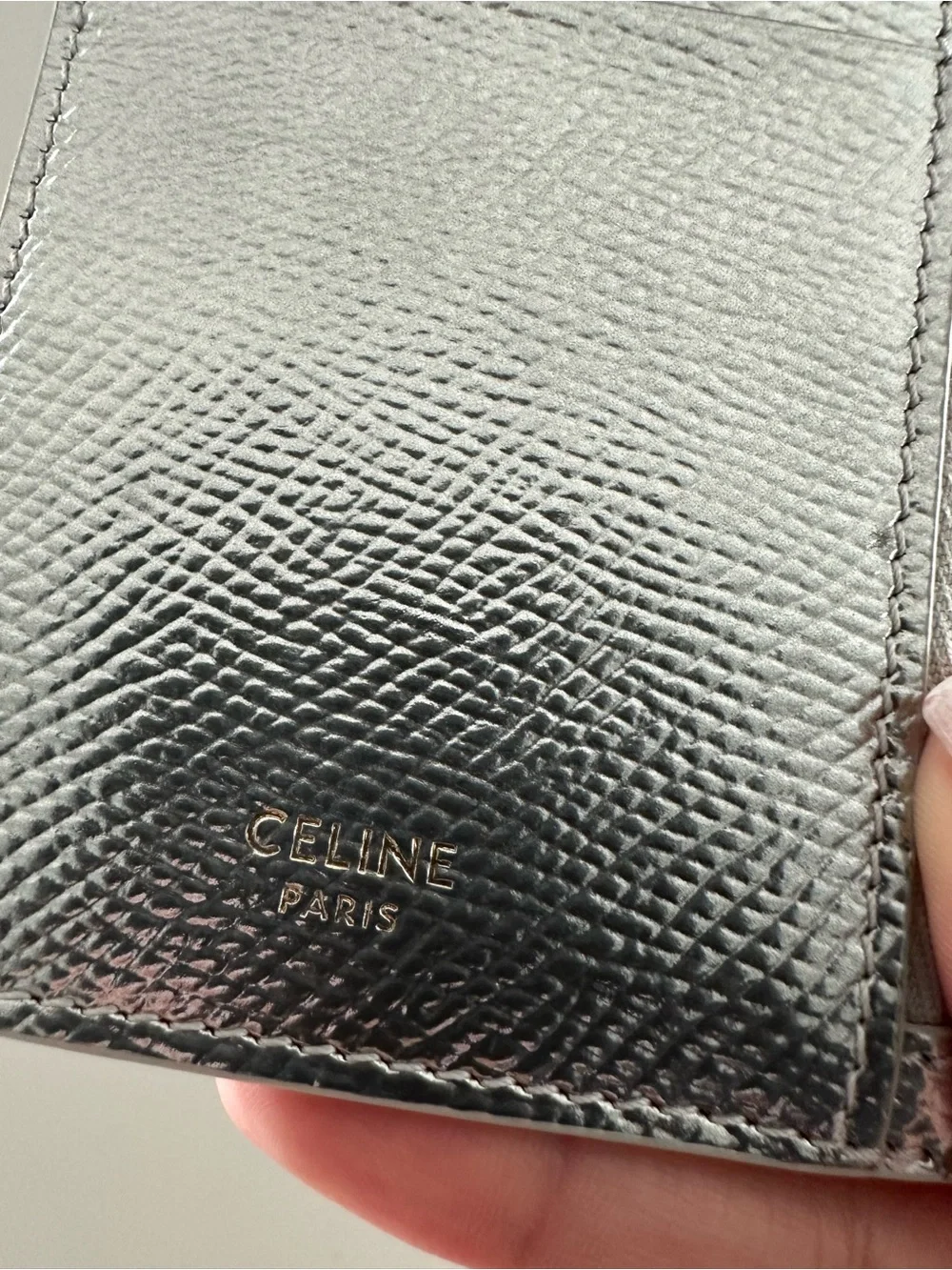 Celine Zipped Compact Card Holder